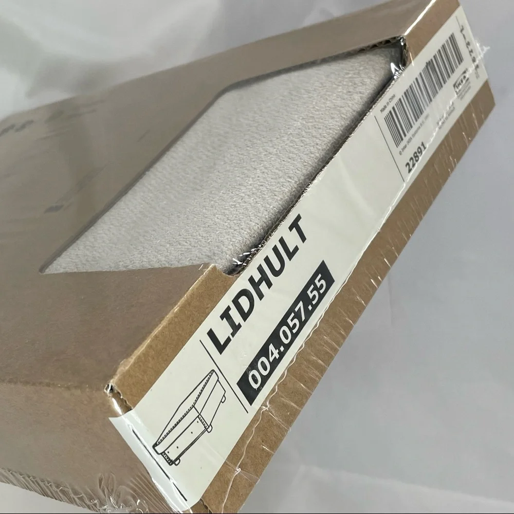 IKEA LIDHULT Gassebol Light Beige Open End Section w/Storage Cover 004.057.55